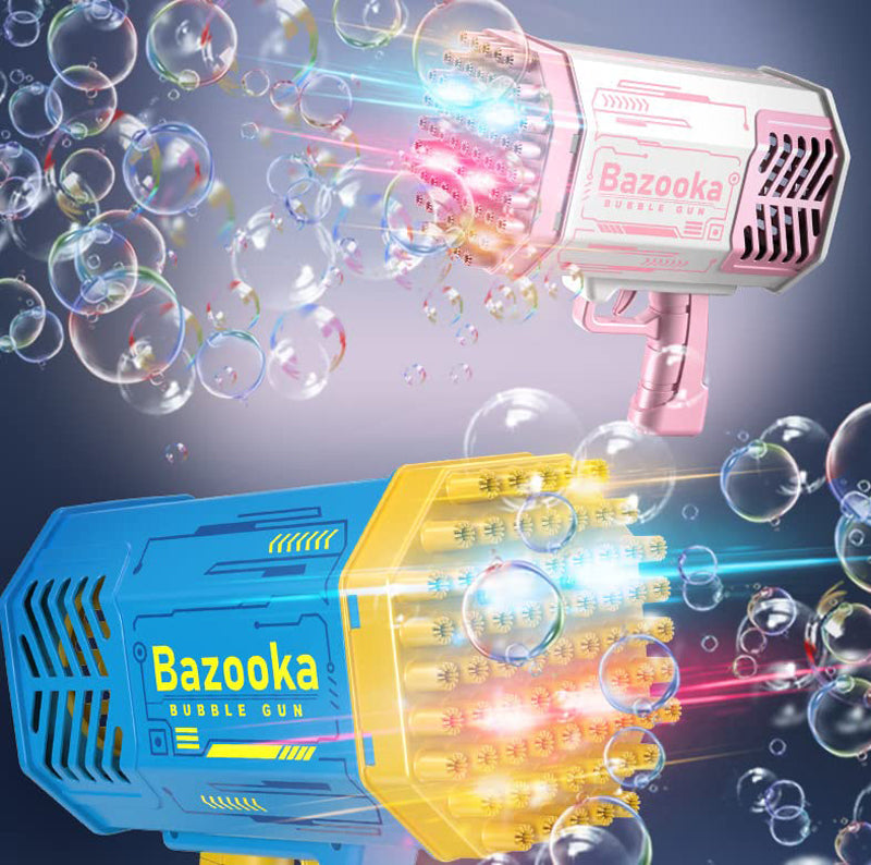 BAZOOKA DE BURBUJAS PARA NIÑOS