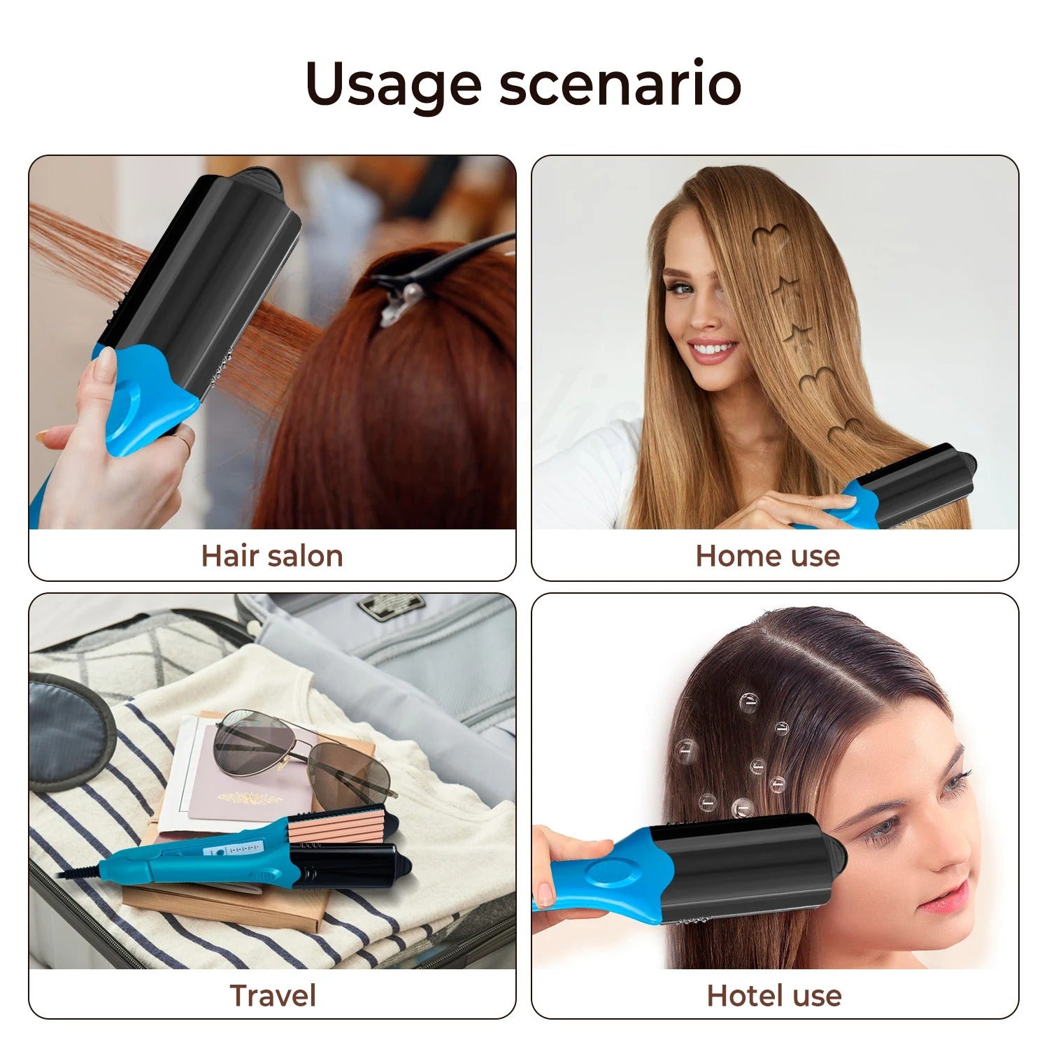 Plancha para cabello 3D